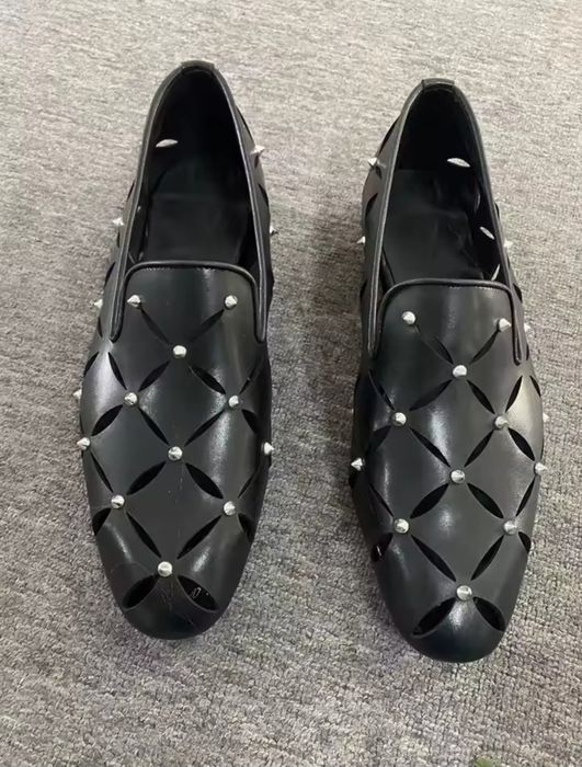 Pantofi Mocasin Versace Perforated Slippers - Cod produs 231404M231013