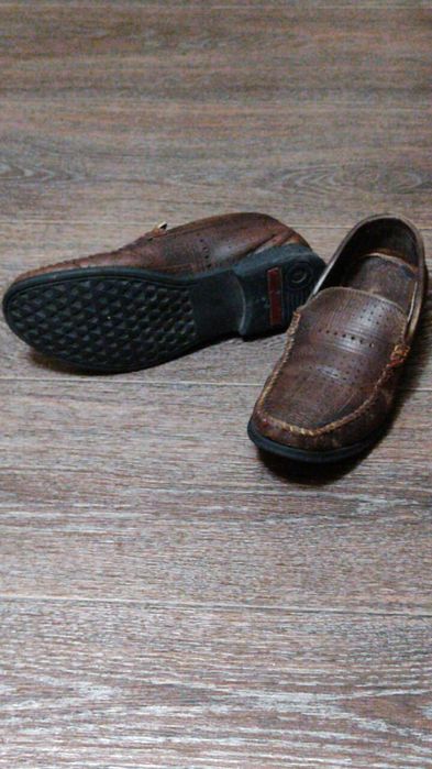 Подростковые кожаные туфли