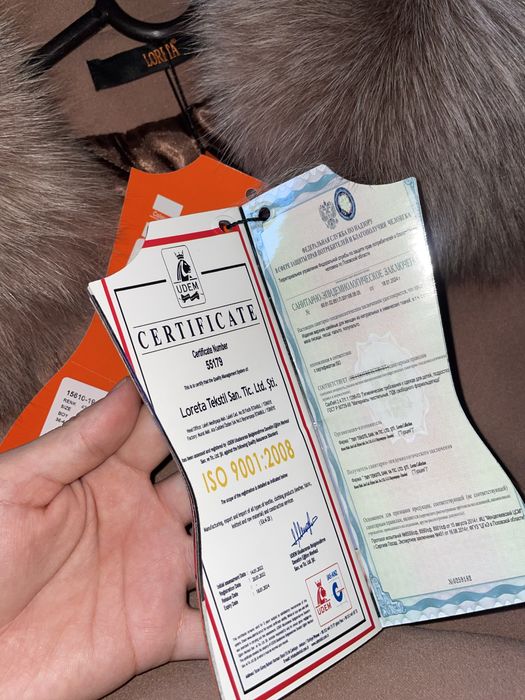 Турецкое пальто Loretta, новое с бирками, размер 42