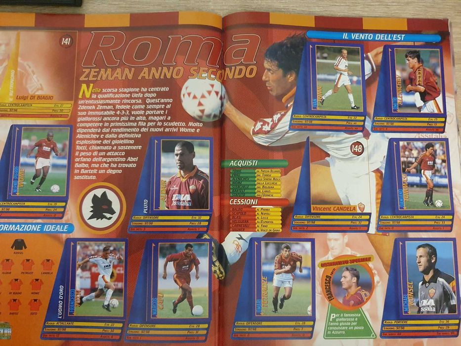 Album Merlin Serie A 1998/1999
