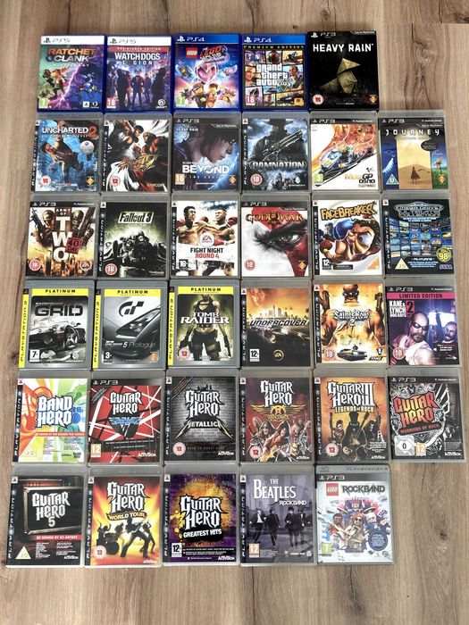 PS3, PS4, PS5 игри. Guitar Hero (PS3) колекция и аксесоари.