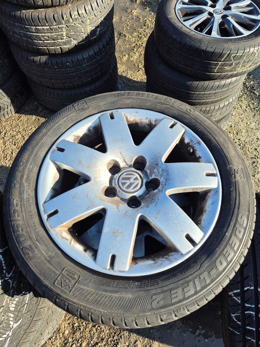 4 ROTI Jante Aliaj VARA - 205/55/16 - OEM VW Golf Passat Caddy Skoda
