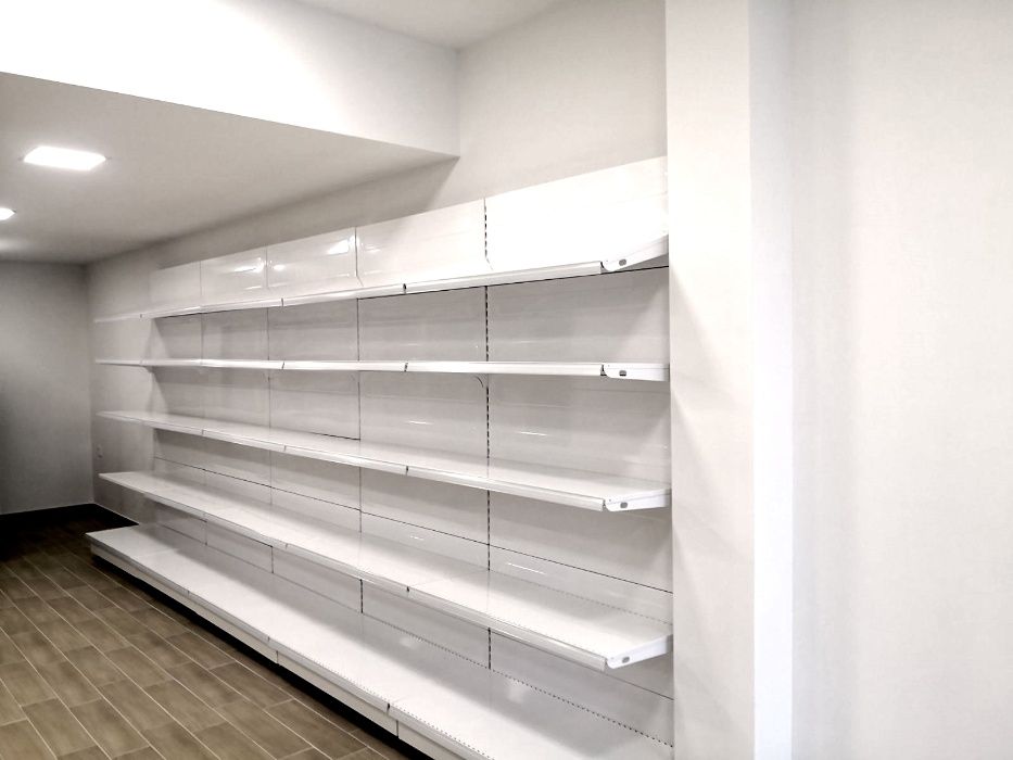 Магазинен стелаж, рафт, метални стелажи, професионално оборудване