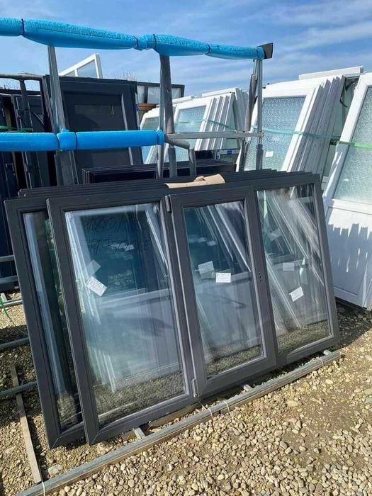 Usi geamuri termopan noi culoare gri antracit de la 400 lei