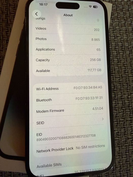 iPhone 14 pro-256gb