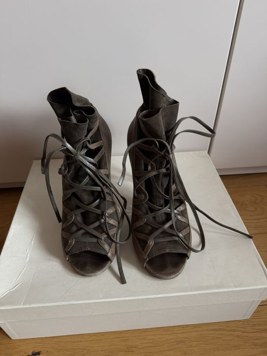 Боти Jimmy Choo естествена кожа и велур