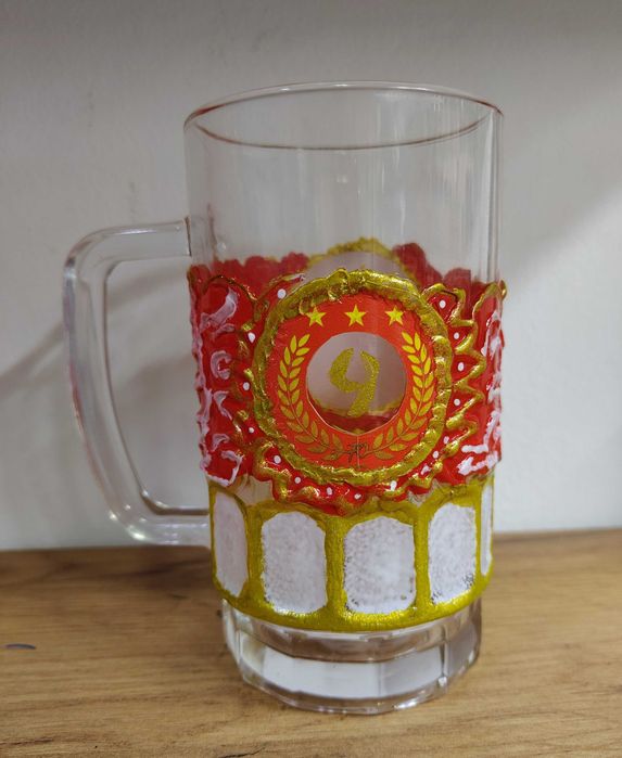 Ръчно декорирани бирени халби ЦСКА – уникален подарък