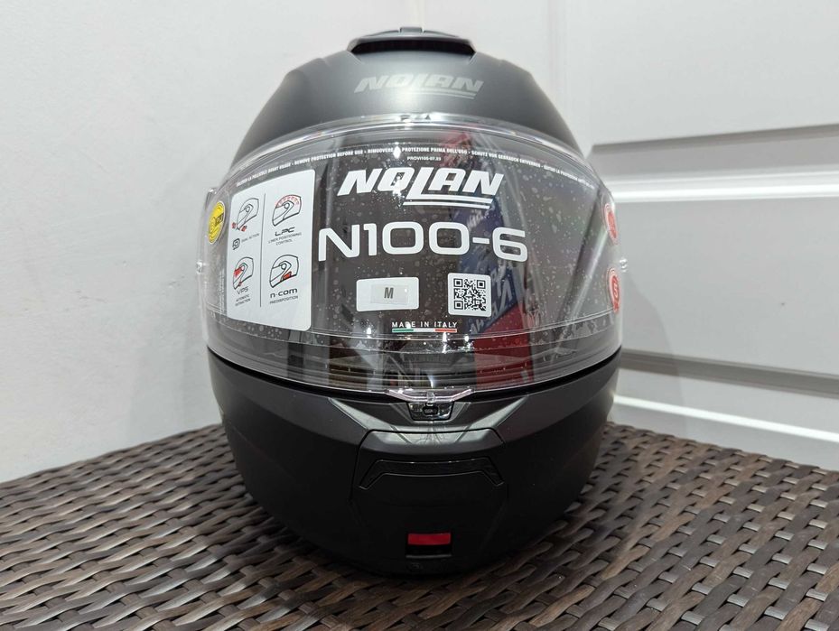 Casca moto Nolan N100-6 N-Com, marime M - Flip-up, ochelari de soare
