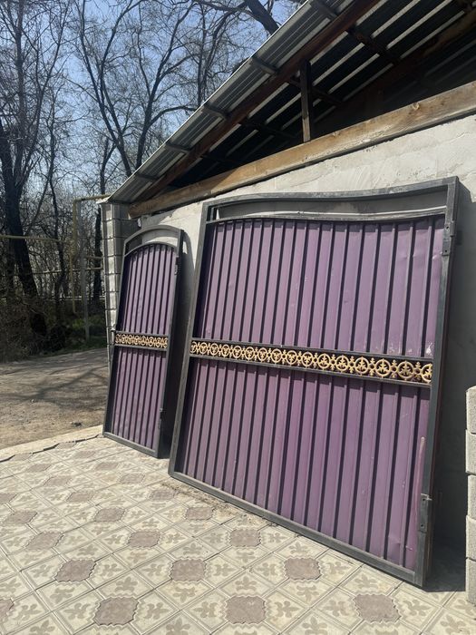 Ворота (4м) и дверь (1м)