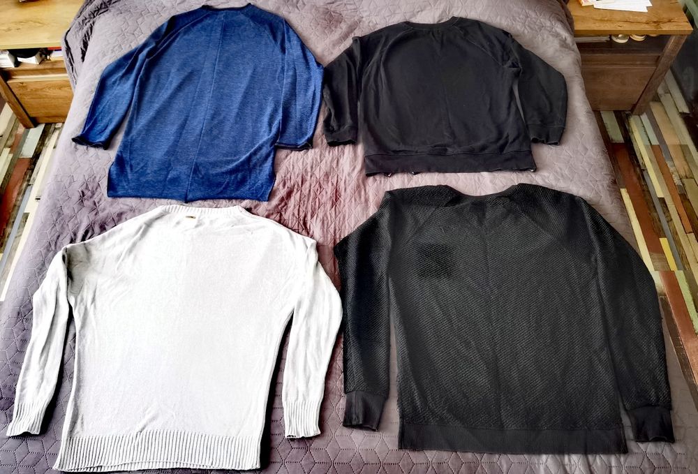 Flanele/bluze/pulovere Zara/Bershka/Chiemsee mărime M toate la 70 lei