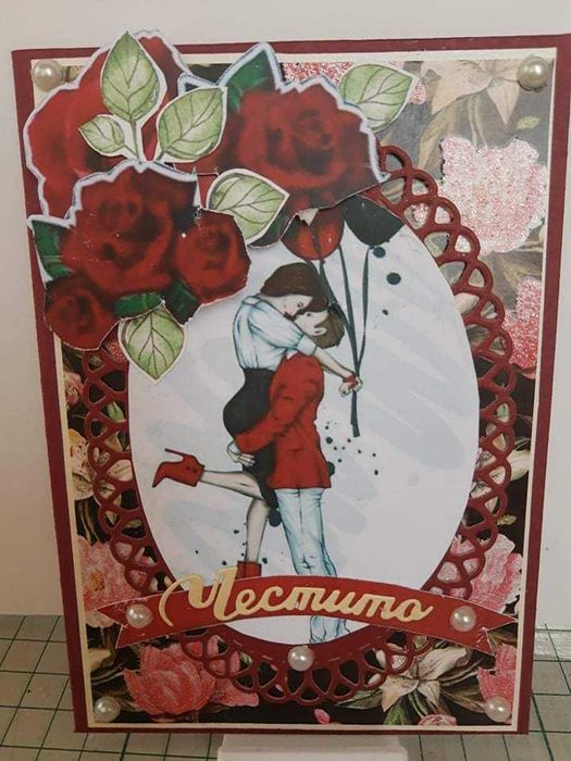 Ръчно изработени 3D картички за сватба