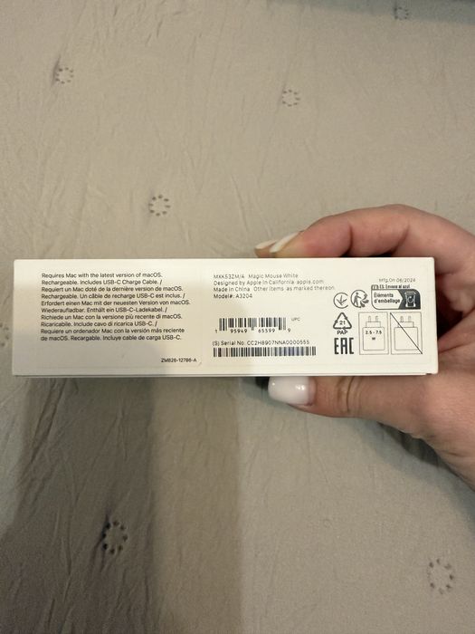 Мишка Apple Magic Mouse (2024) - White mxk53