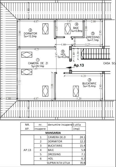 Apartament de 2 camera, decomandat, 71mp, zona Giroc — fotografia 1