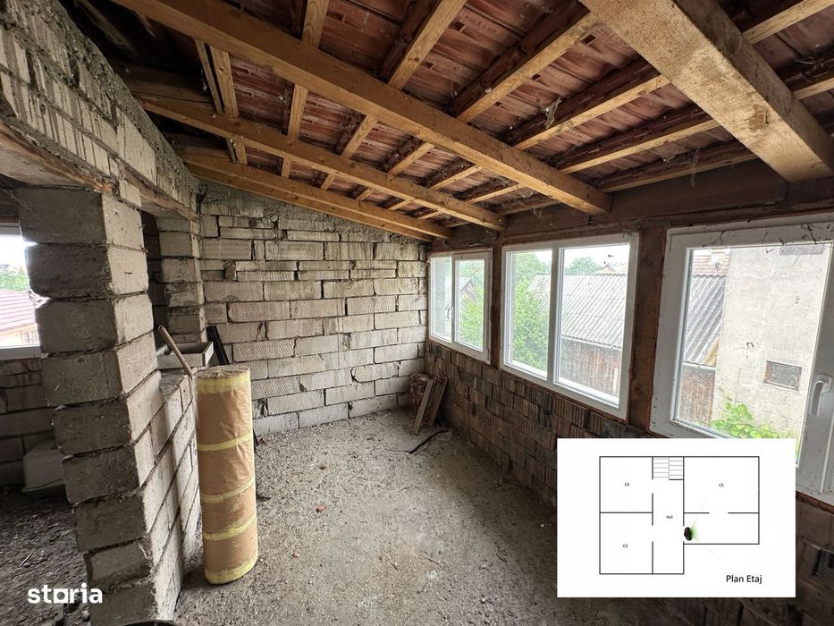 (Pers fizica) | 5 camere | accept schimb apt + diferenta | teren 1000m