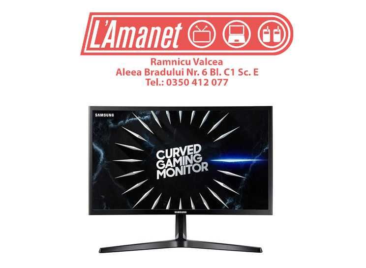 Monitor Led Gaming 24" FHD 144Hz  Samsung C24RG50FZR 2 X HDMI DP Jack Audio In Stare Buna