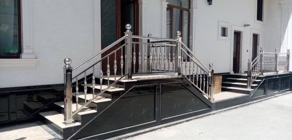 Нержавейка перила решотка