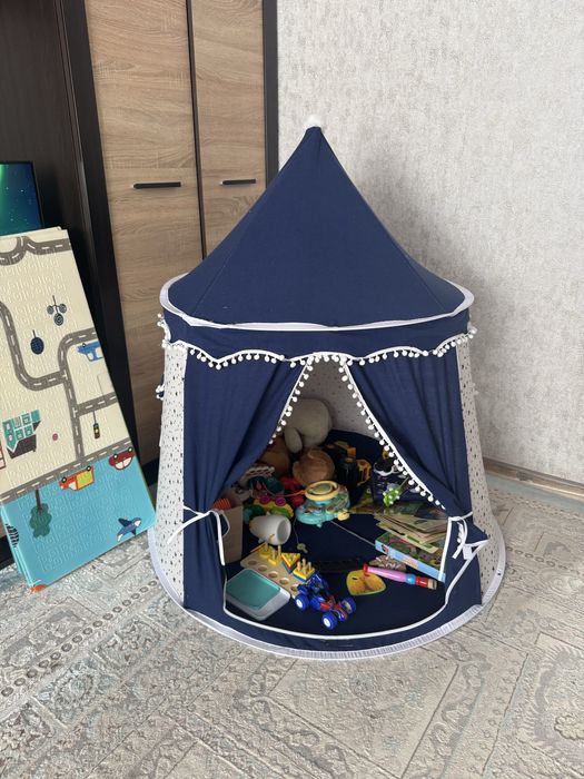 Детская Палатка синии цвет