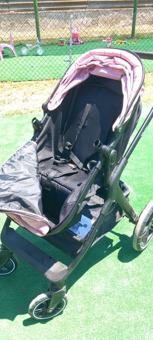 Количка за бебе LORELLI Alba 2в1 розова