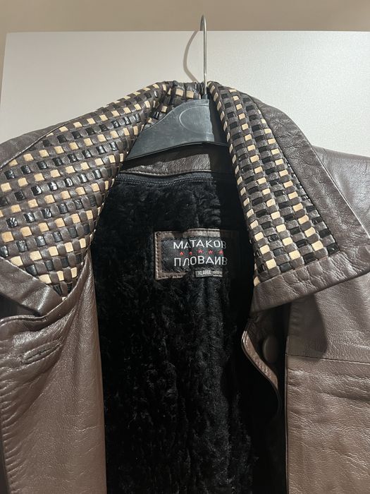 Палто естествена кожа, размер XL