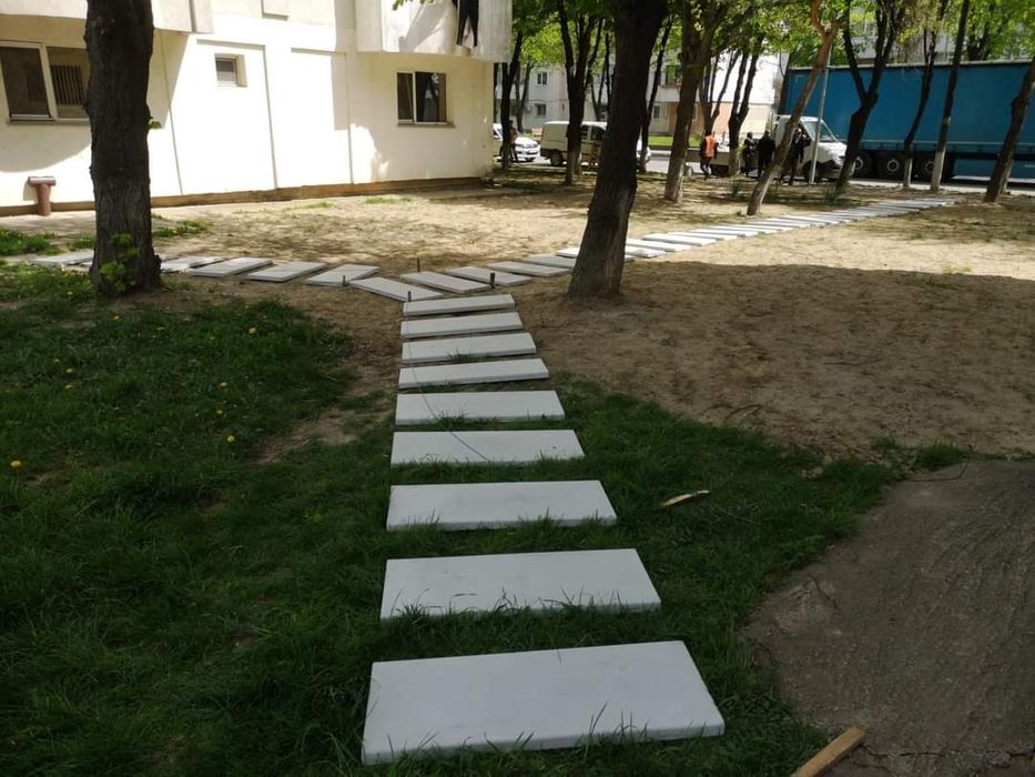 Dale beton,Pasi japonezi, Placi beton ,Borduri,Trepte