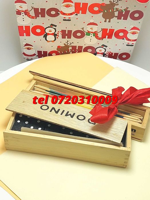 Pachet De Sarbatori  Joc Marocoo mikadoSi Domino  Transport Gra