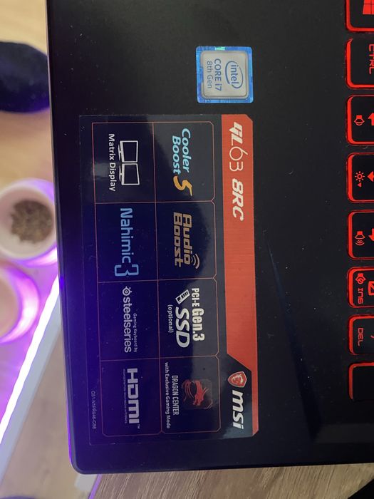 !!! ТОП ОФЕРТА !!! Лаптоп MSI GL63 8RC неразличим от нов (WINDOWS 11)