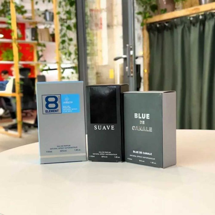 Atirlar to'plami/ Blue Channel, 8 element va Souvage atiri 3tasi birda