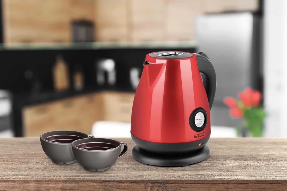 Кана ECG RK 1705 Metallico Rosso, 2200 W, 1.7 L