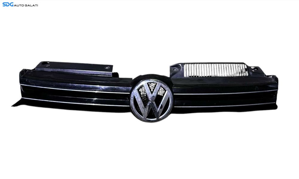 Grila Centrala cu Emblema Sigla de pe Bara Spoiler Fata Volkswagen Golf 6 2008 - 2013 Cod 5K0853653 5K0853651AF [L5345]