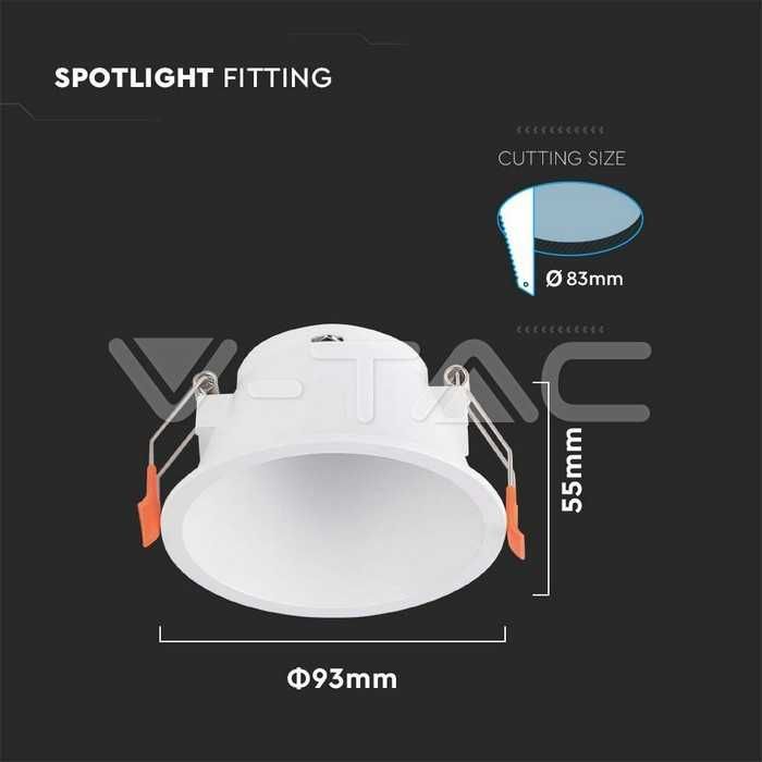 Луни за вграждане V-Tac 8 бр.