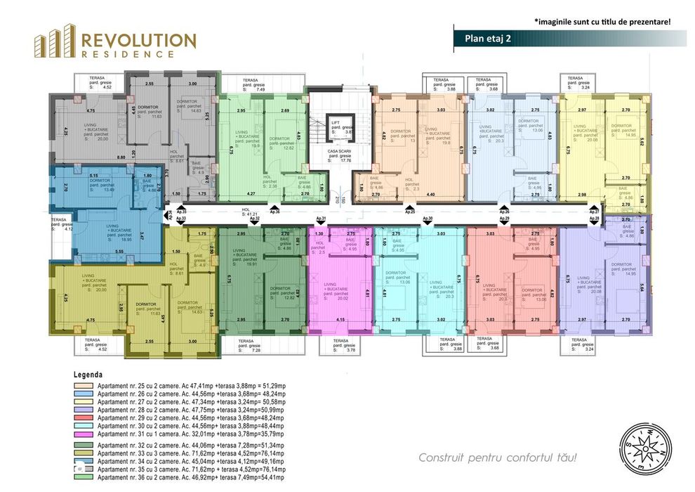 COMISION 0% Apartamente 2 si 3 camere finisate - Regele Ferdinand 77E