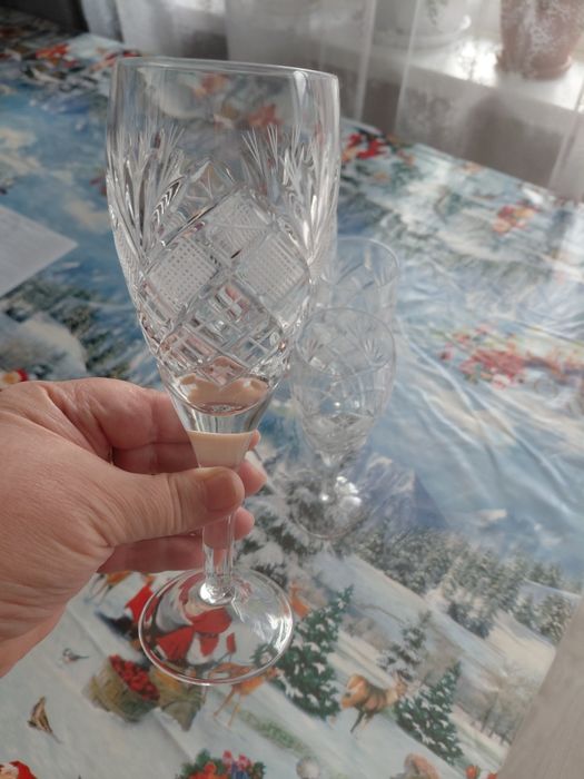 Хрусталтные фужеры ссср