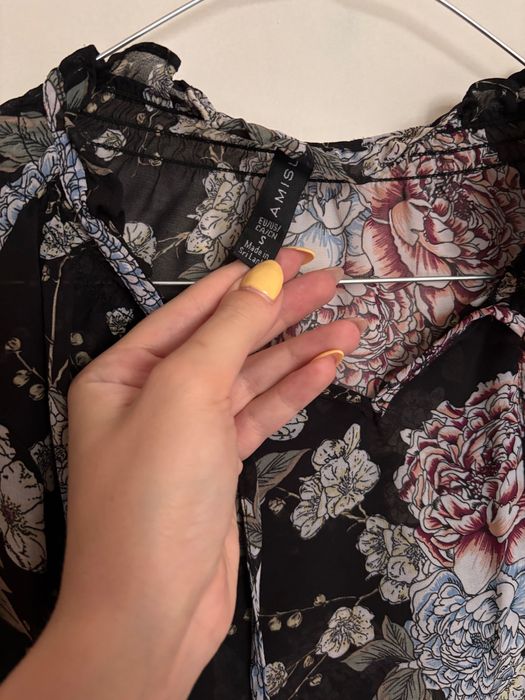 Риза с флорални мотиви Amisu