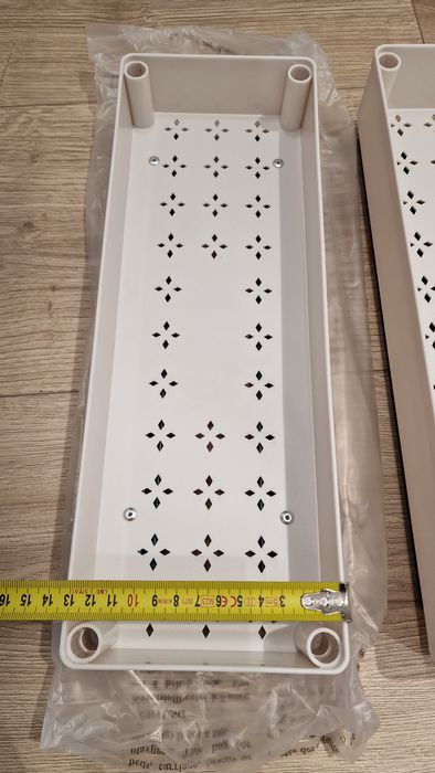 Organizator de dulap retractabil, fier, 42x25.5x7cm,