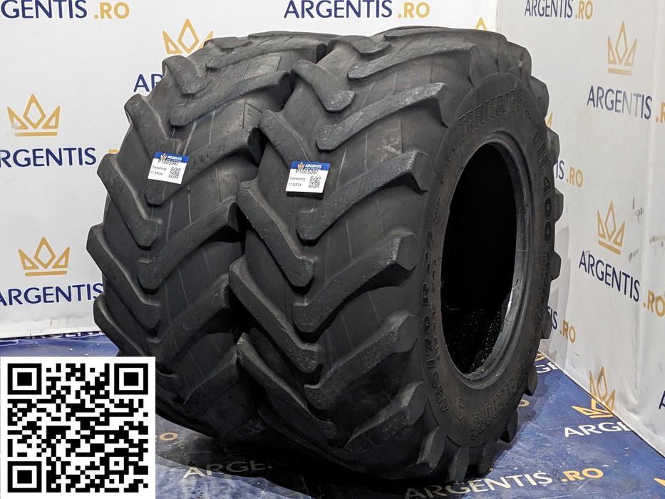 Pereche 2 anvelope 17.5/R24 (460/70/R24) Trelleborg (cod P100506I)