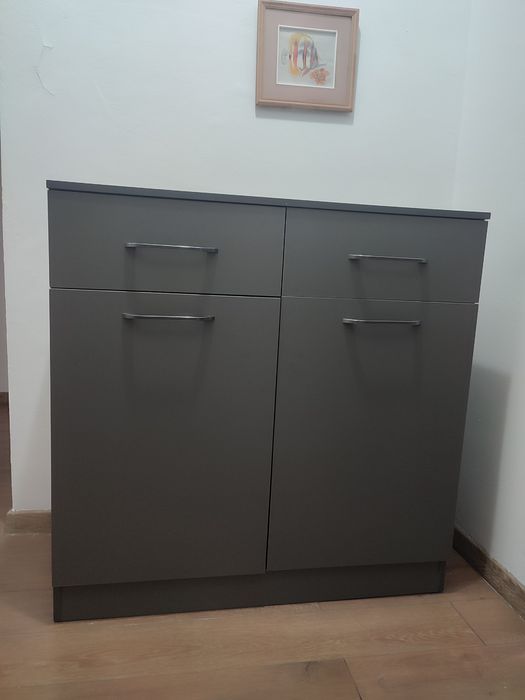 Продам комод, б/у, серого цвета