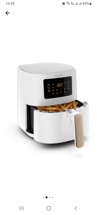Friteuză cu aer cald Philips Airfryer HD9255/30,Alb