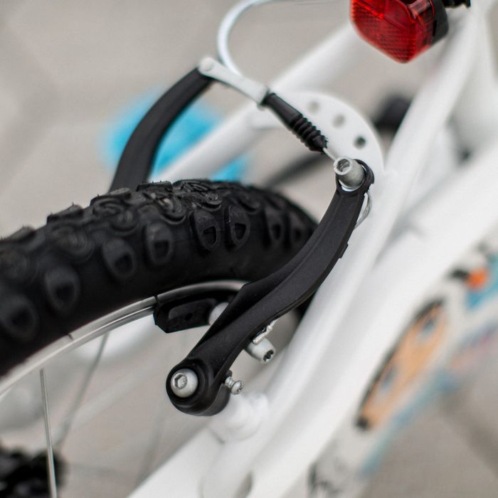 Bicicletă Inuit 100 16" alb copii 105 - 120 - (SecondHand) Decathlon