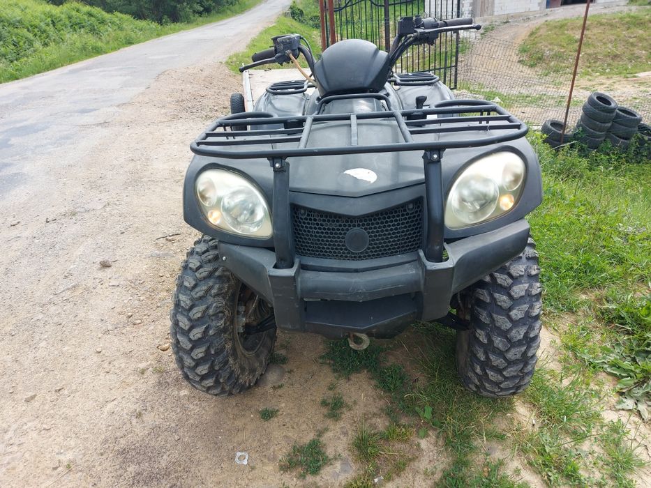 Cf moto 520cc 4x4 cu troliu recent adus in țară