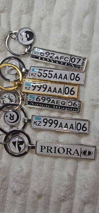 Брелоки госномер и номером