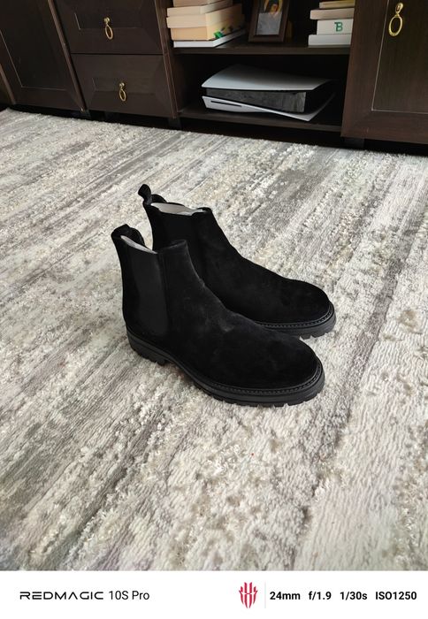 Vând ghete noi barbatesti piele întoarsă