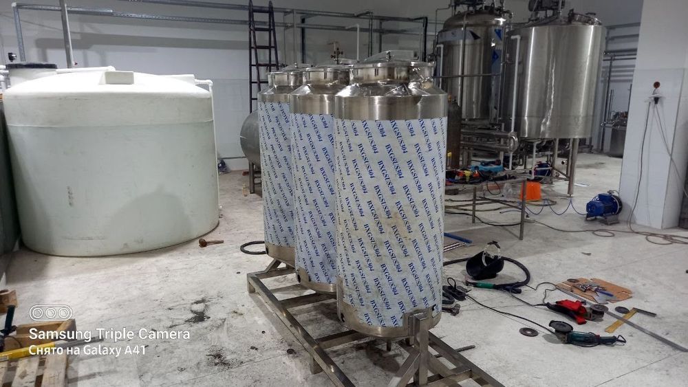 Нержавеющей емкости, реактор, рафинация и.т.д