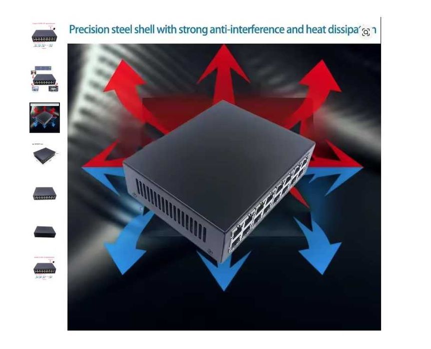 Нови и използвани 16-портови 10/100M Неуправляеми комутатори/суичове