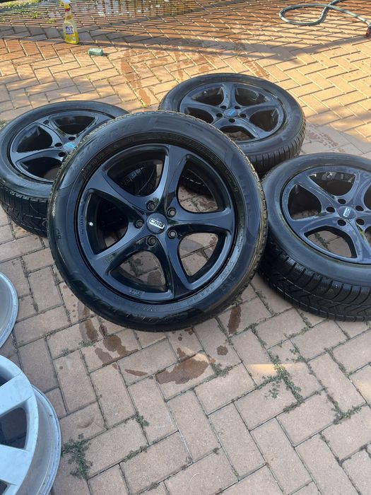 Jante 5x120 R18 BMW X4/X5/X6 , 255/55/18 Pirelli Runflat +Senzori presiune roti