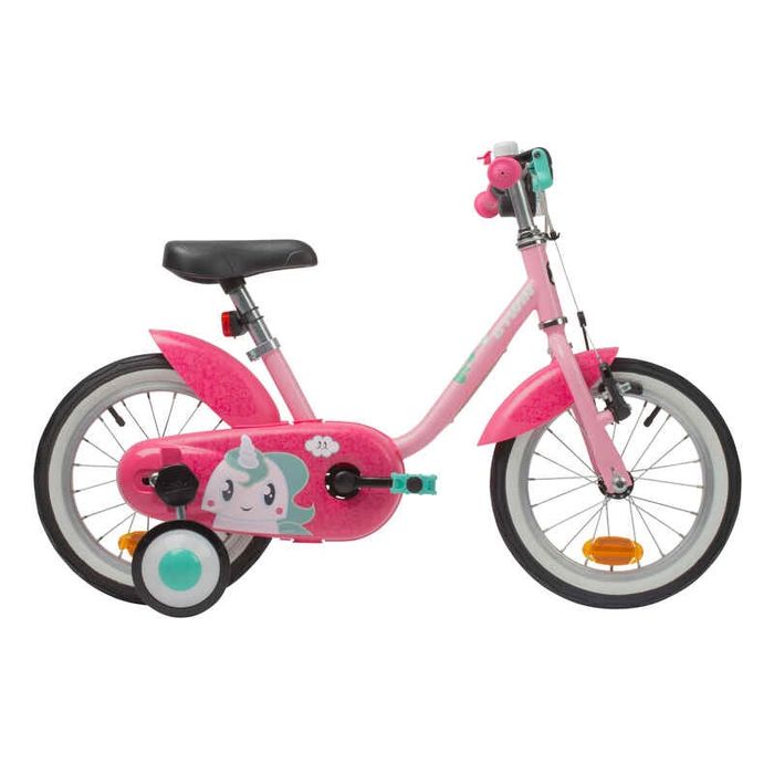 Детско колело  btwin 14" розово