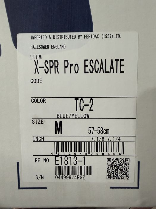 Shoei X Spr Pro Escalate TC-2 Blue Yellow Marimea M