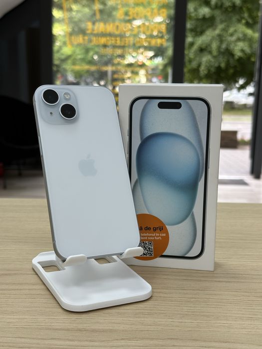 iPhone 15 128GB Blue- Factura & Garantie