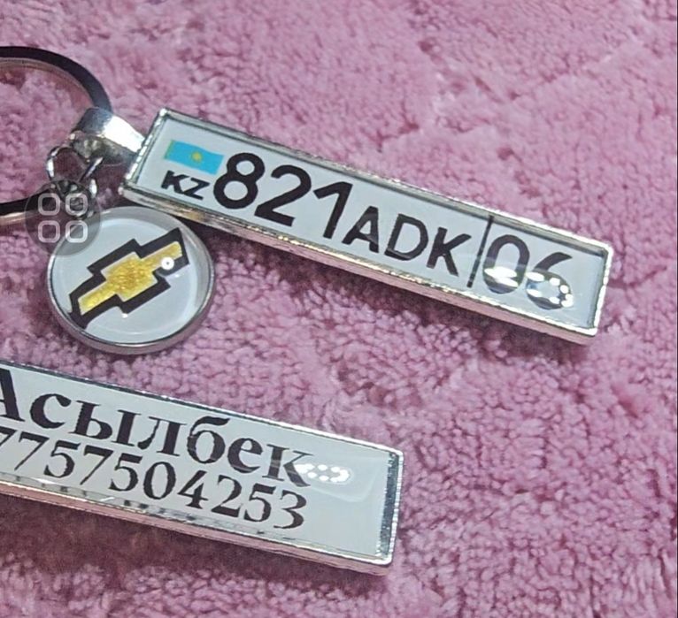 Брелоки госномер и номером