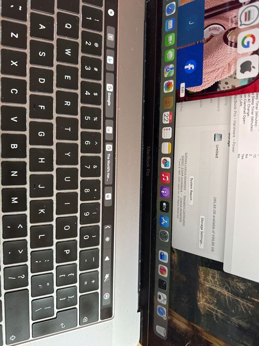 MacBook Pro 15” Retina / i9 / 16GB / 512GB / Отлично състояние.