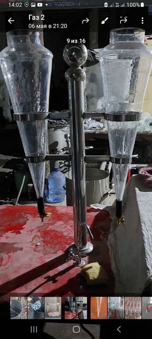 Газвада аппаратка мойка сатылады колбы стойкасыда бар